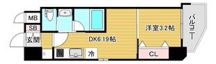 弁天町プライマリーワンの物件間取画像